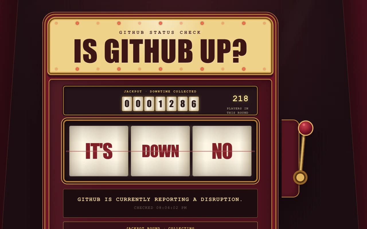 IS GITHUB UP?